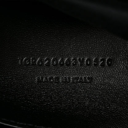 Saint Laurent Grain De Poudre Medium West Hollywood Monogram Fold-Over Black 7 of 10