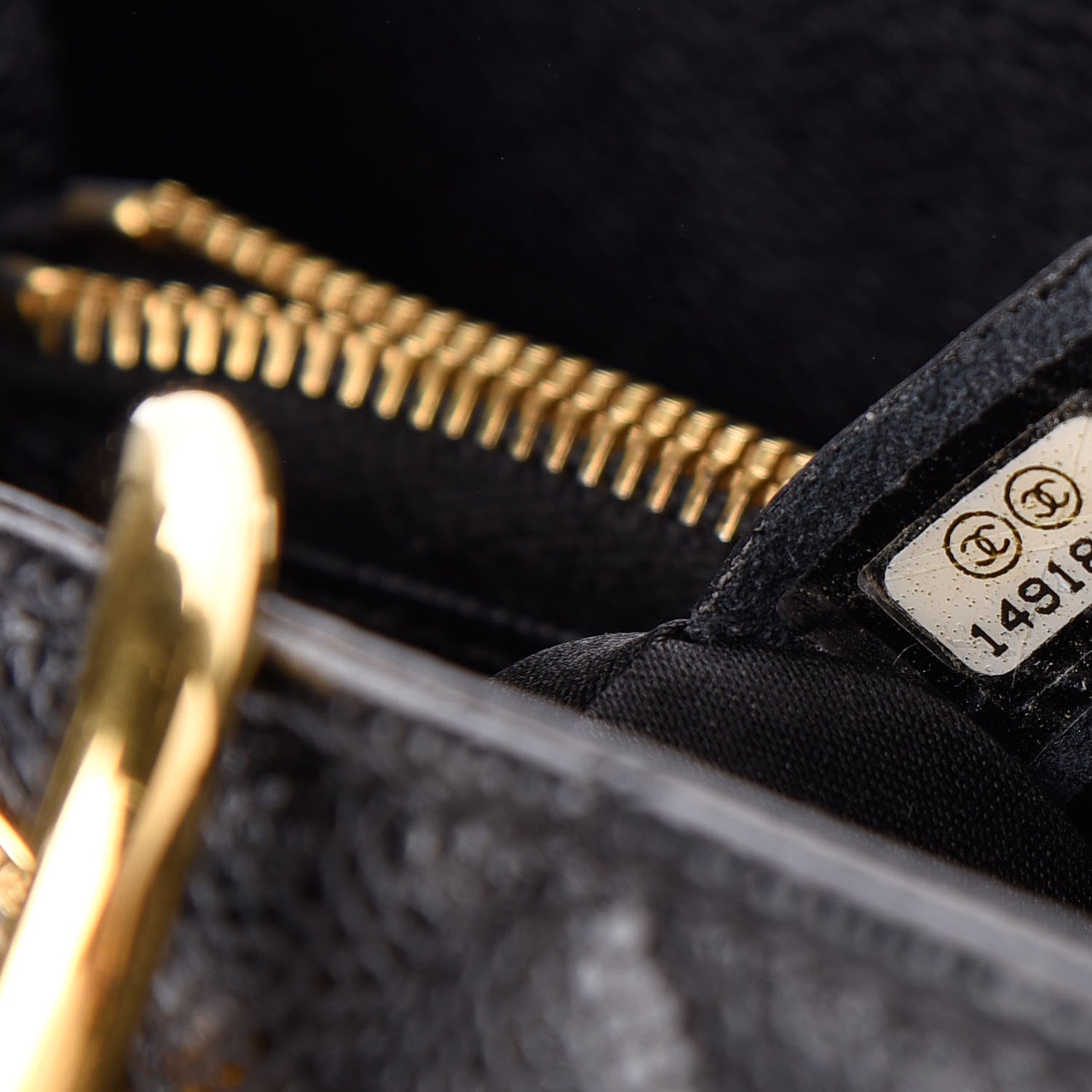 Chanel Caviar Quilted Grand Shopping Tote GST Black 7 of 10