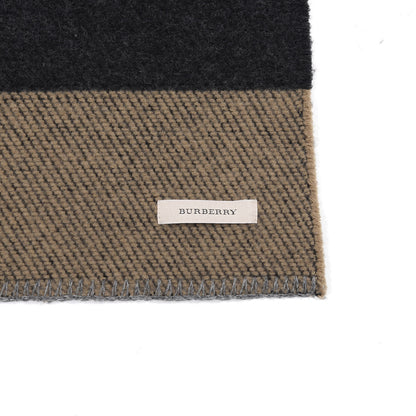 Burberry Wool Cashmere Patchwork Blanket Scarf 3 of 4