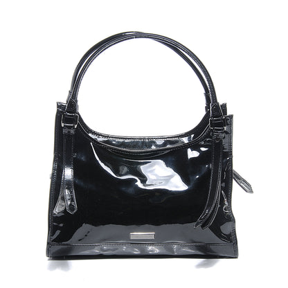 Burberry Patent Leather Tote Black 1 of 9