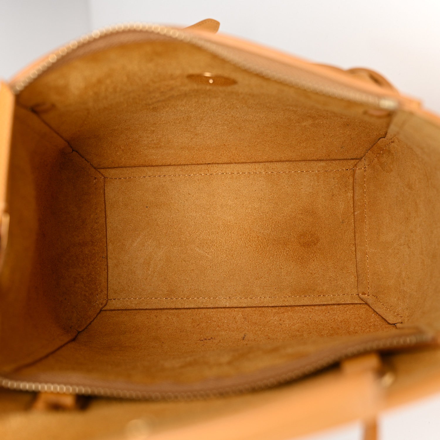 Celine Grained Calfskin Nano Belt Bag Pale Yellow 5 of 16