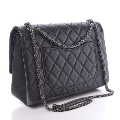 Chanel Aged Calfskin Quilted 2.55 Reissue 226 Flap Black 3 of 11