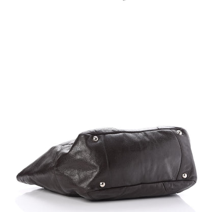 Prada Cervo Lux Chain Shoulder Bag Ebano 4 of 8