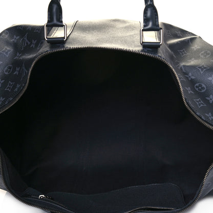 Louis Vuitton Monogram Eclipse Keepall Bandouliere 55 5 of 12