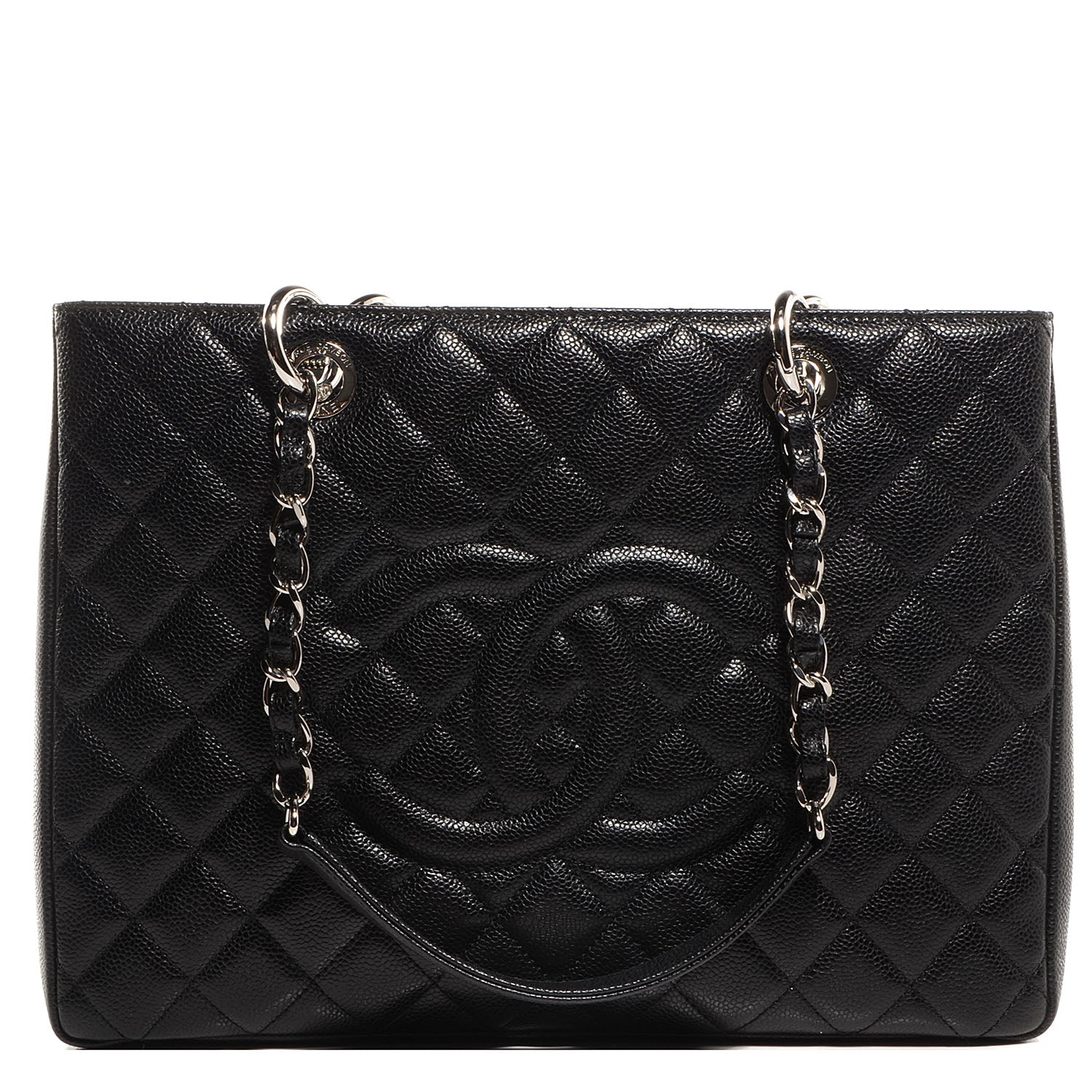 Chanel Caviar Grand Shopping Tote GST Black 1 of 8