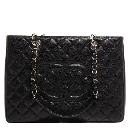 Chanel Caviar Grand Shopping Tote GST Black 1 of 8