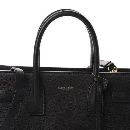 Saint Laurent Calfskin Baby Sac De Jour Black 9 of 9