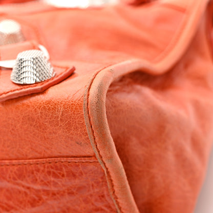 Balenciaga Agneau Giant 21 Silver Hardware City Mandarine 16 of 17
