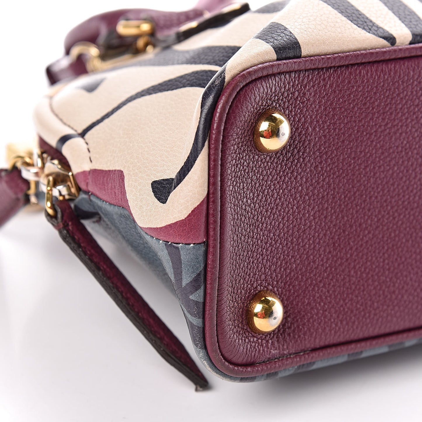 Prorsum Calfskin Printed Rain or Shine Small Bloomsbury Purple