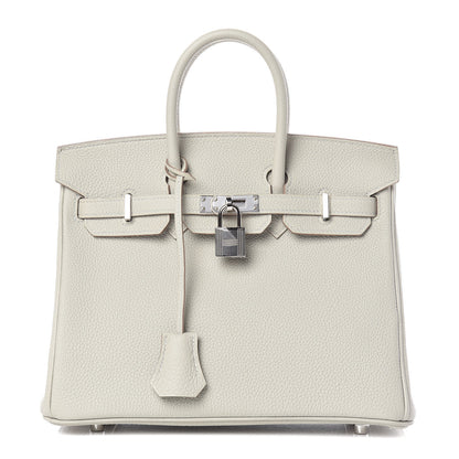 Hermes Togo Birkin 25 Gris Perle 1 of 34