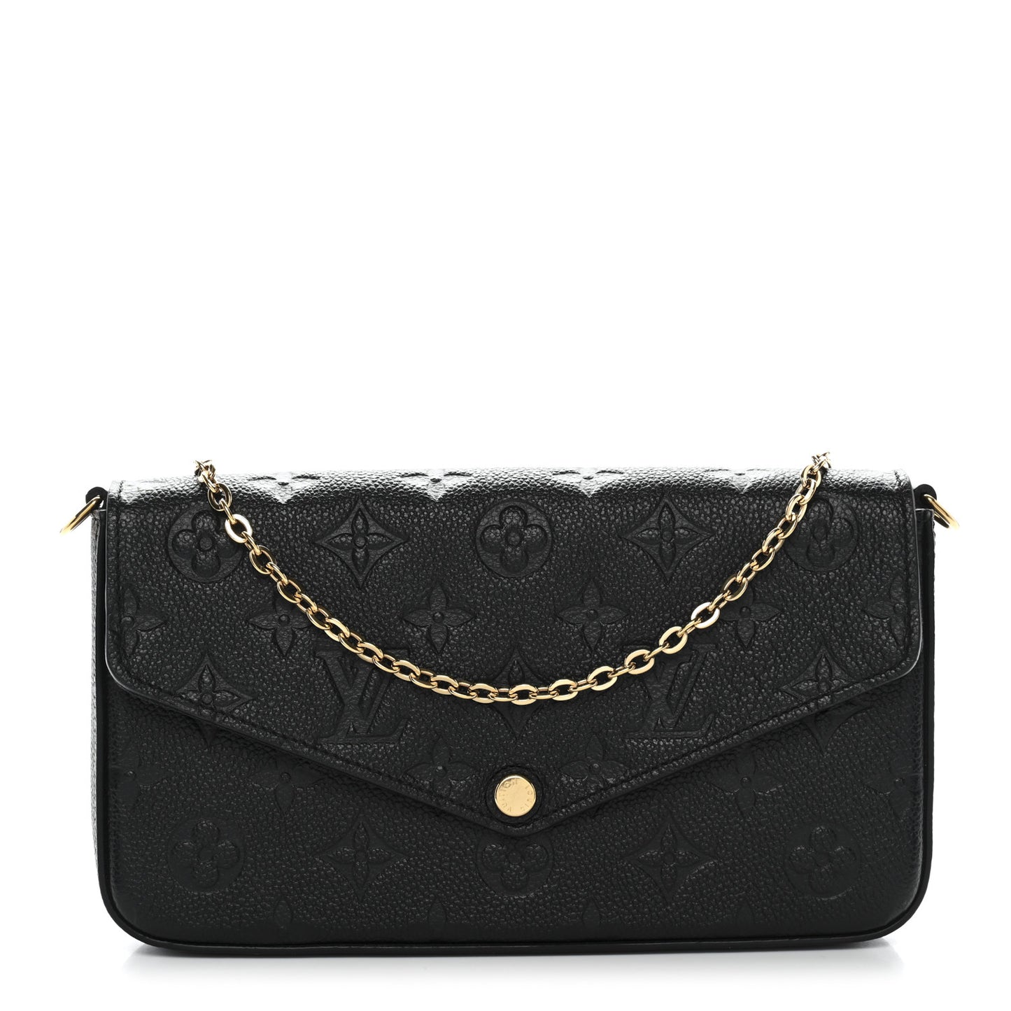 Empreinte Pochette Felicie Chain Wallet Black