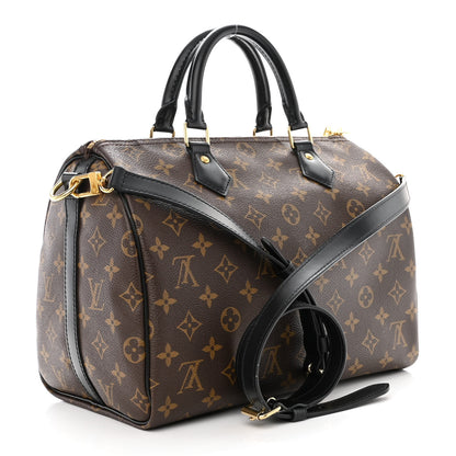 Louis Vuitton Monogram My World Tour Speedy Bandouliere 30 Black 3 of 12