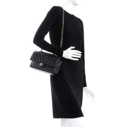 Chanel Caviar Quilted Medium Double Flap Black 3 of 8