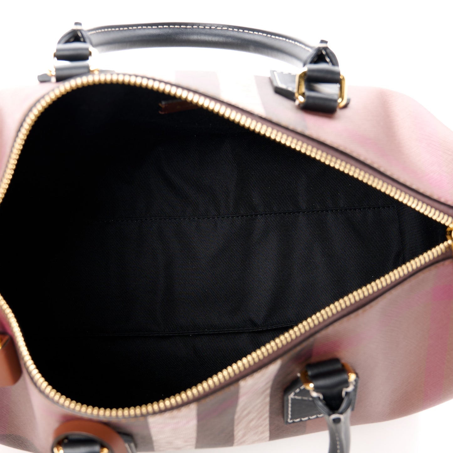 E-canvas Check Bowling Bag Dark Birch Brown