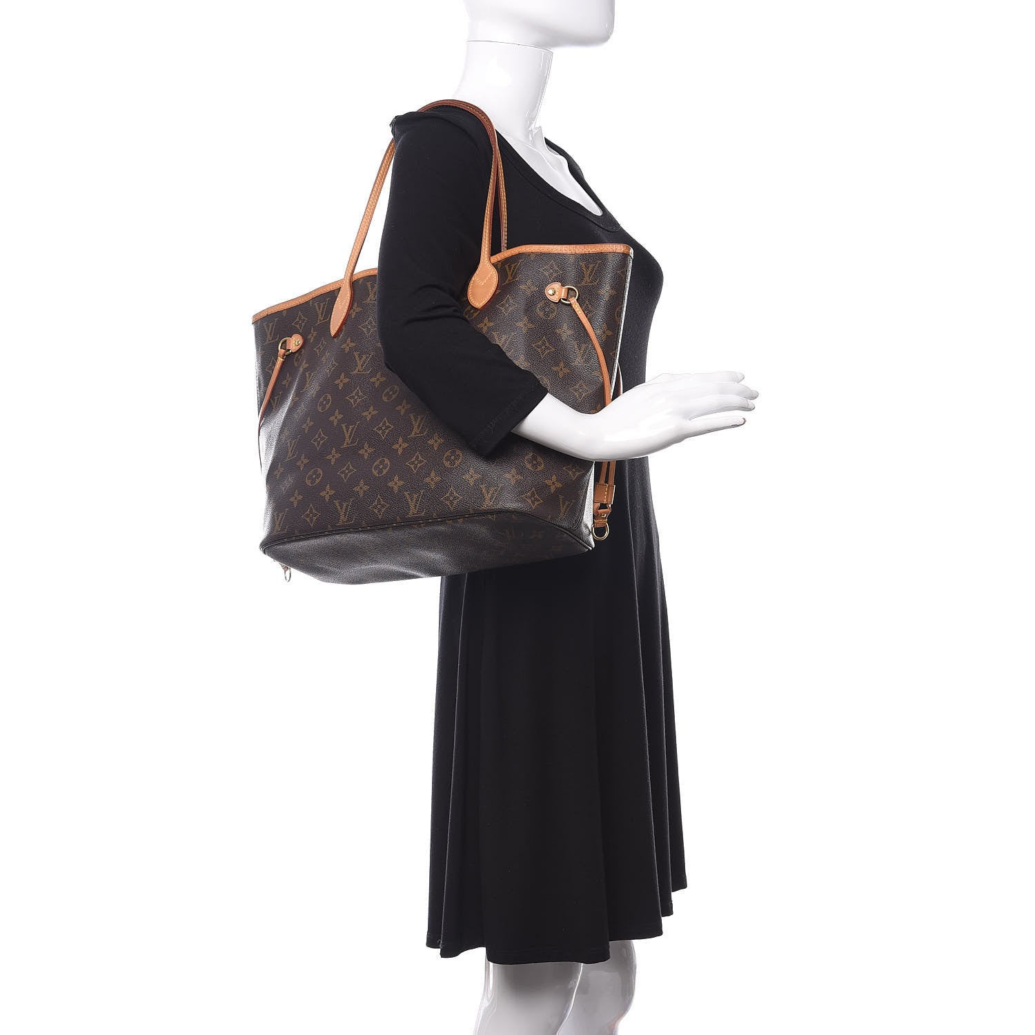 Louis Vuitton Monogram Neverfull MM 2 of 13