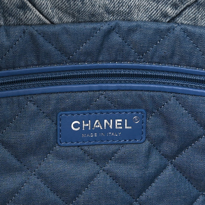 Chanel Denim Quilted Chanel 22 Blue 6 of 10