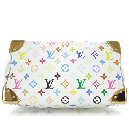 Louis Vuitton Monogram Multicolor Speedy 30 White 7 of 10