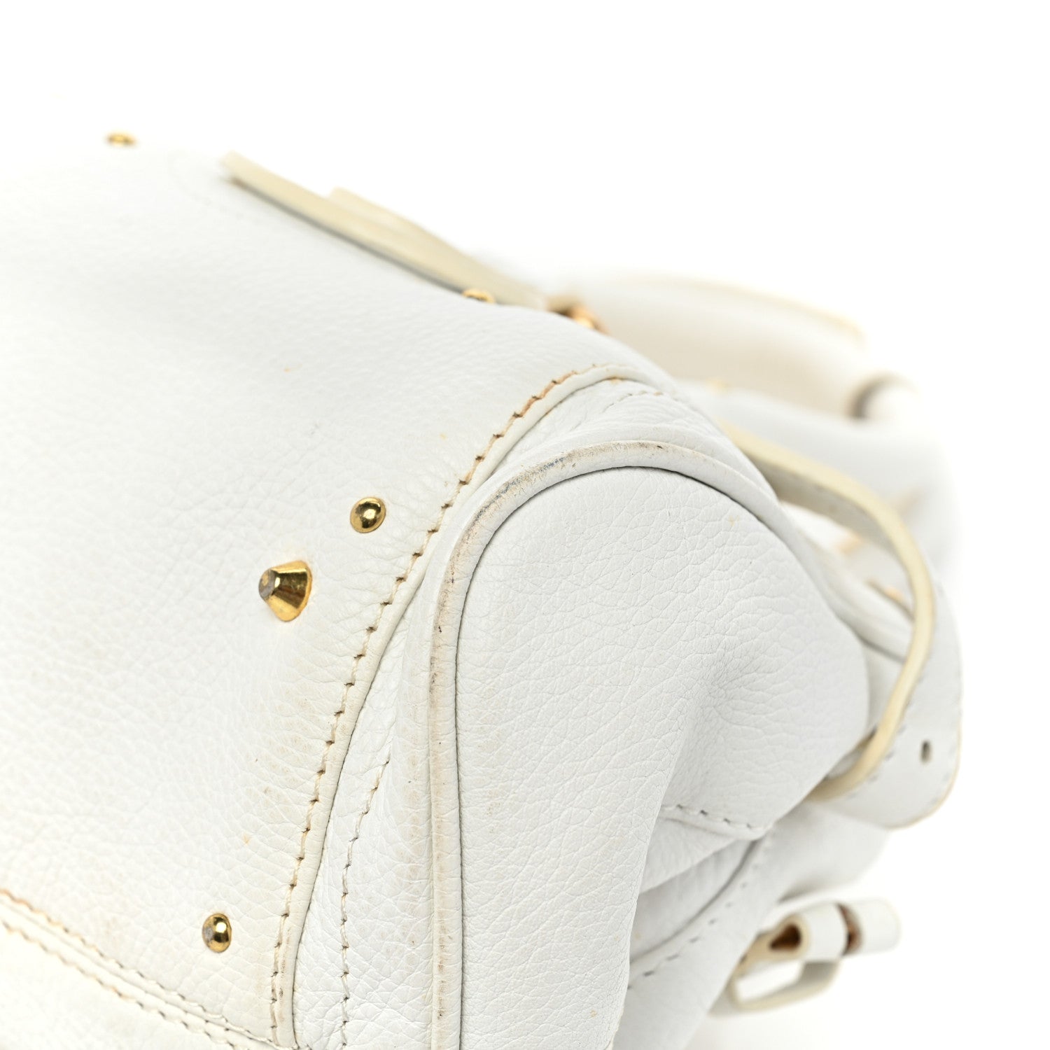 Chloe Calfskin Small Paddington Satchel White 11 of 18