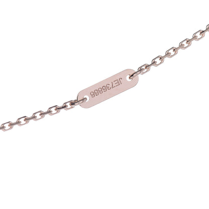 Van Cleef & Arpels 18K Rose Gold Carnelian Sweet Alhambra Heart Pendant Necklace 6 of 8