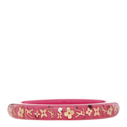 Louis Vuitton Resin Swarovski Small Inclusion Bracelet Rose Pop 1 of 3