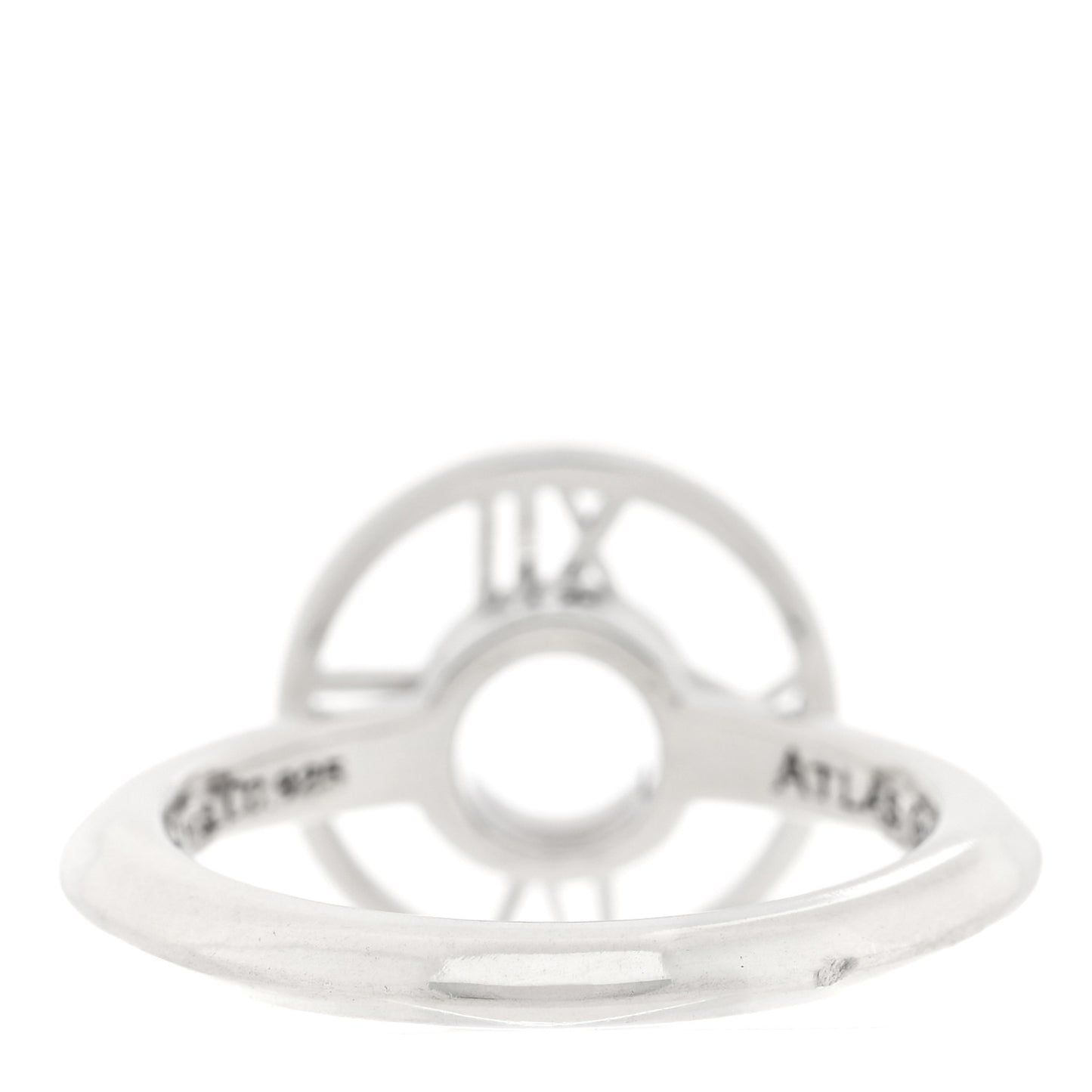 Sterling Silver Atlas Round Medallion Ring 53 6.5