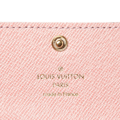 Louis Vuitton Damier Ebene Multicles 6 Key Holder Rose Ballerine 6 of 8