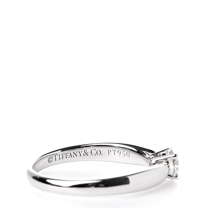 Tiffany Platinum Diamond .23ct Harmony Solitaire Engagement Ring 46 3.75 6 of 8