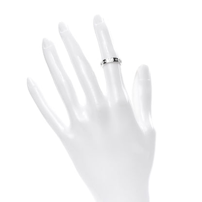 Gucci 18K White Gold Diamond Amor Icon Thin Band Ring 48 4.5 2 of 6