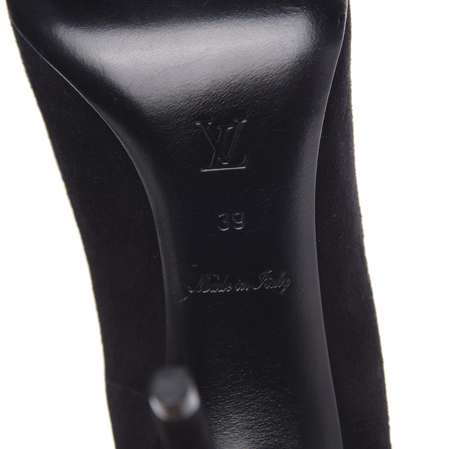 Louis Vuitton Suede Eyeline Pumps 39 Black 8 of 9