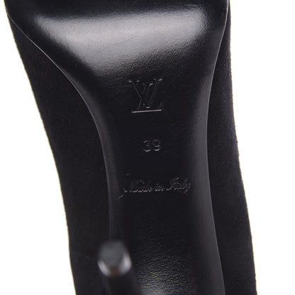 Louis Vuitton Suede Eyeline Pumps 39 Black 8 of 9