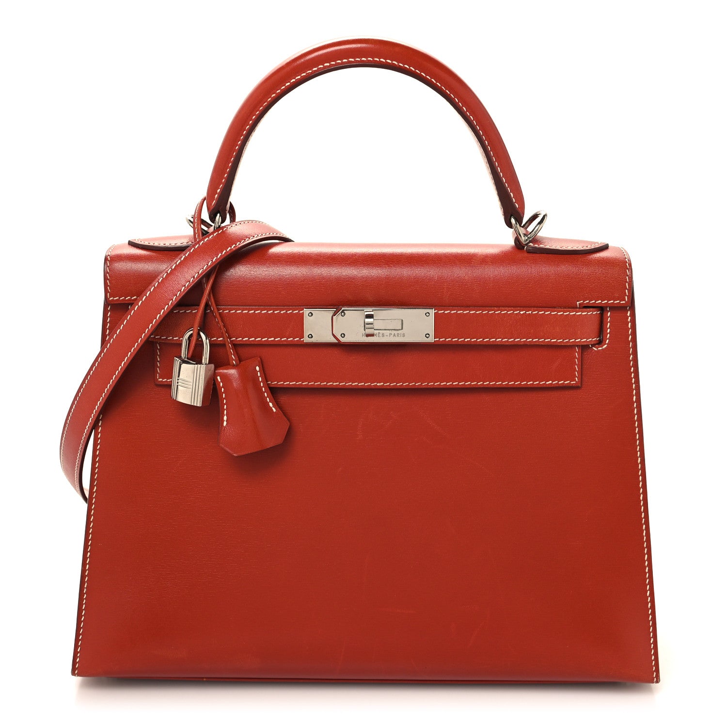 Hermes Box Kelly Sellier 28 Brique 1 of 18