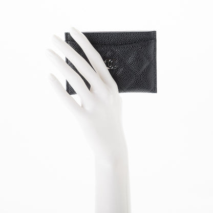 Chanel Caviar Quilted Card Holder Black 2 of 8