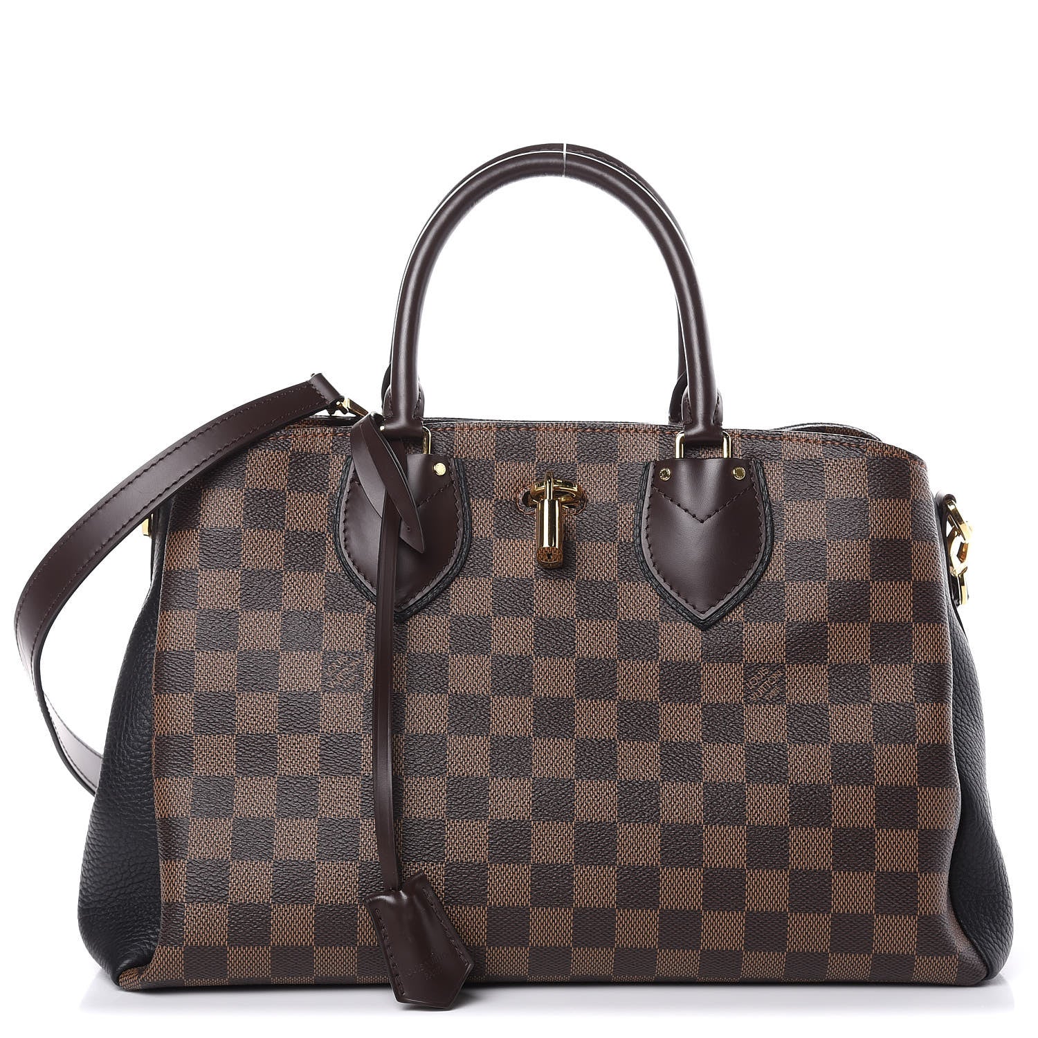 Louis Vuitton Cuir Taurillon Damier Ebene Normandy Black 1 of 12
