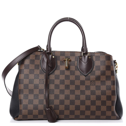 Louis Vuitton Cuir Taurillon Damier Ebene Normandy Black 1 of 12