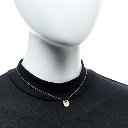 Cartier 18K Yellow Gold Diamond Mother of Pearl XS Amulette de Cartier Pendant Necklace 2 of 6