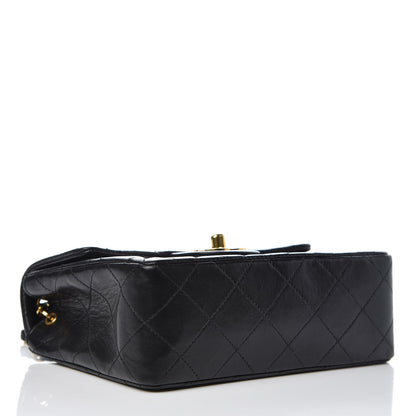 Chanel Lambskin Quilted Mini Square Flap Black 4 of 9