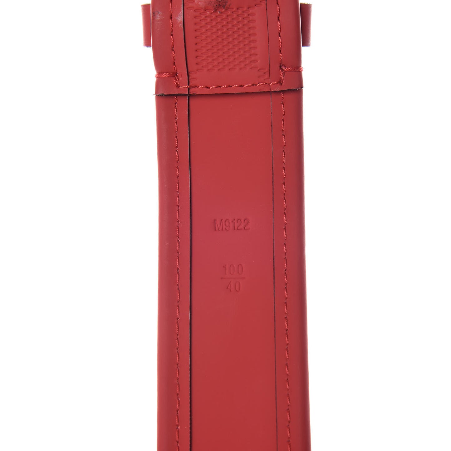 Damier Infini 40mm Belt 100 40 Red