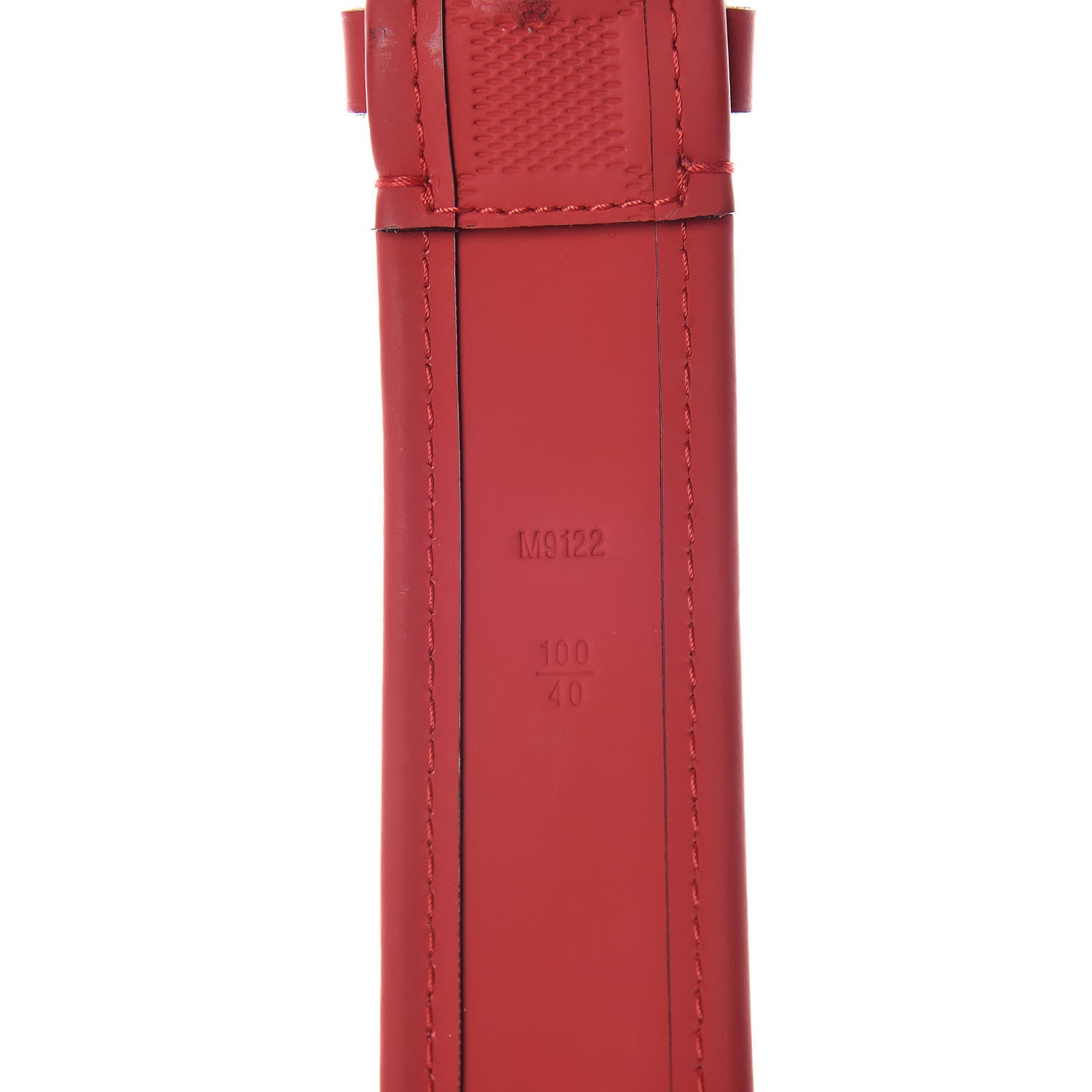 Louis Vuitton Damier Infini 40mm Belt 100 40 Red 6 of 7