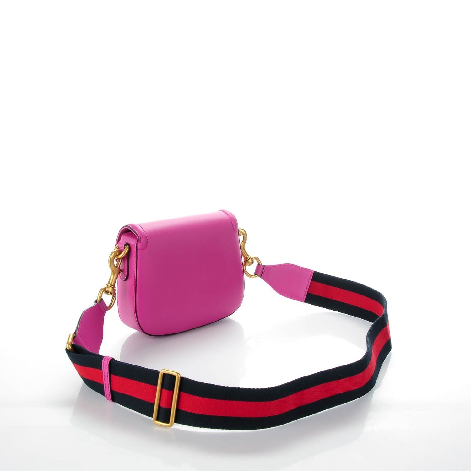 Gucci Ruinart Calfskin Small Lady Web Shoulder Bag New Rosette 3 of 8