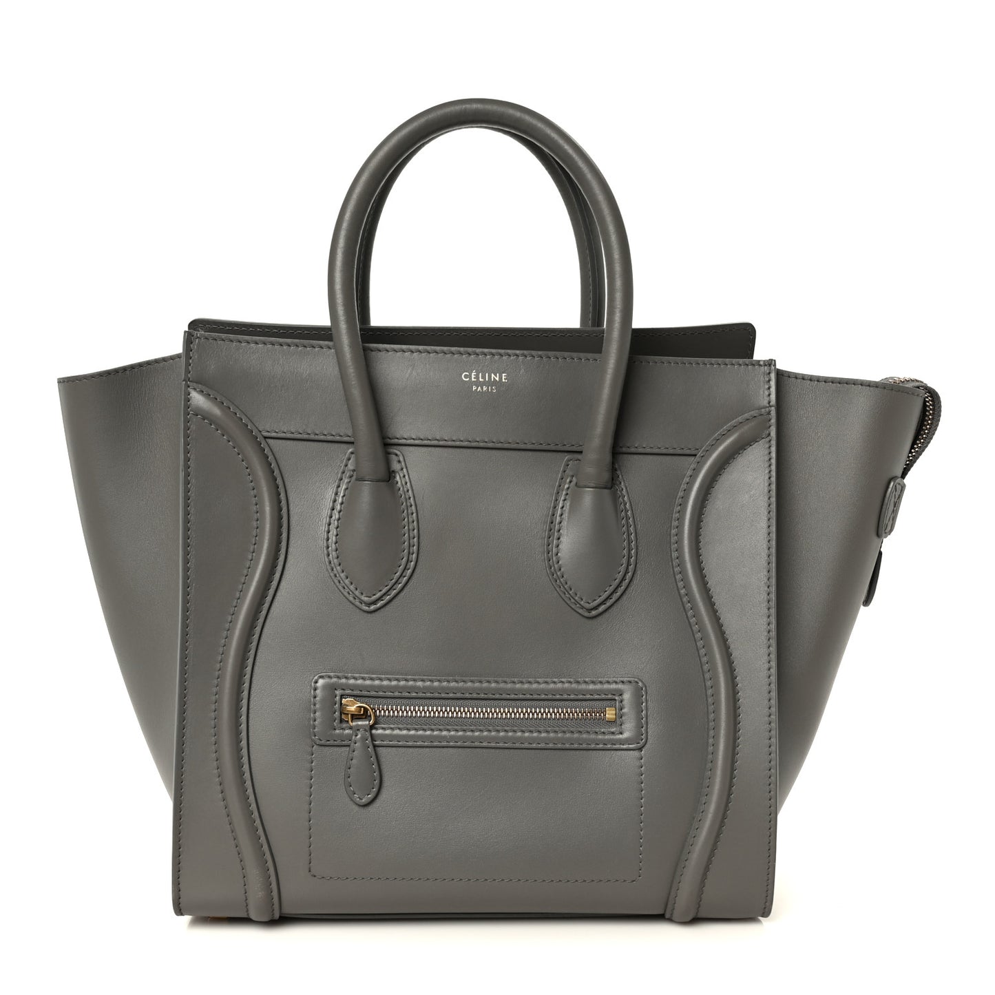 Smooth Calfskin Mini Luggage Grey