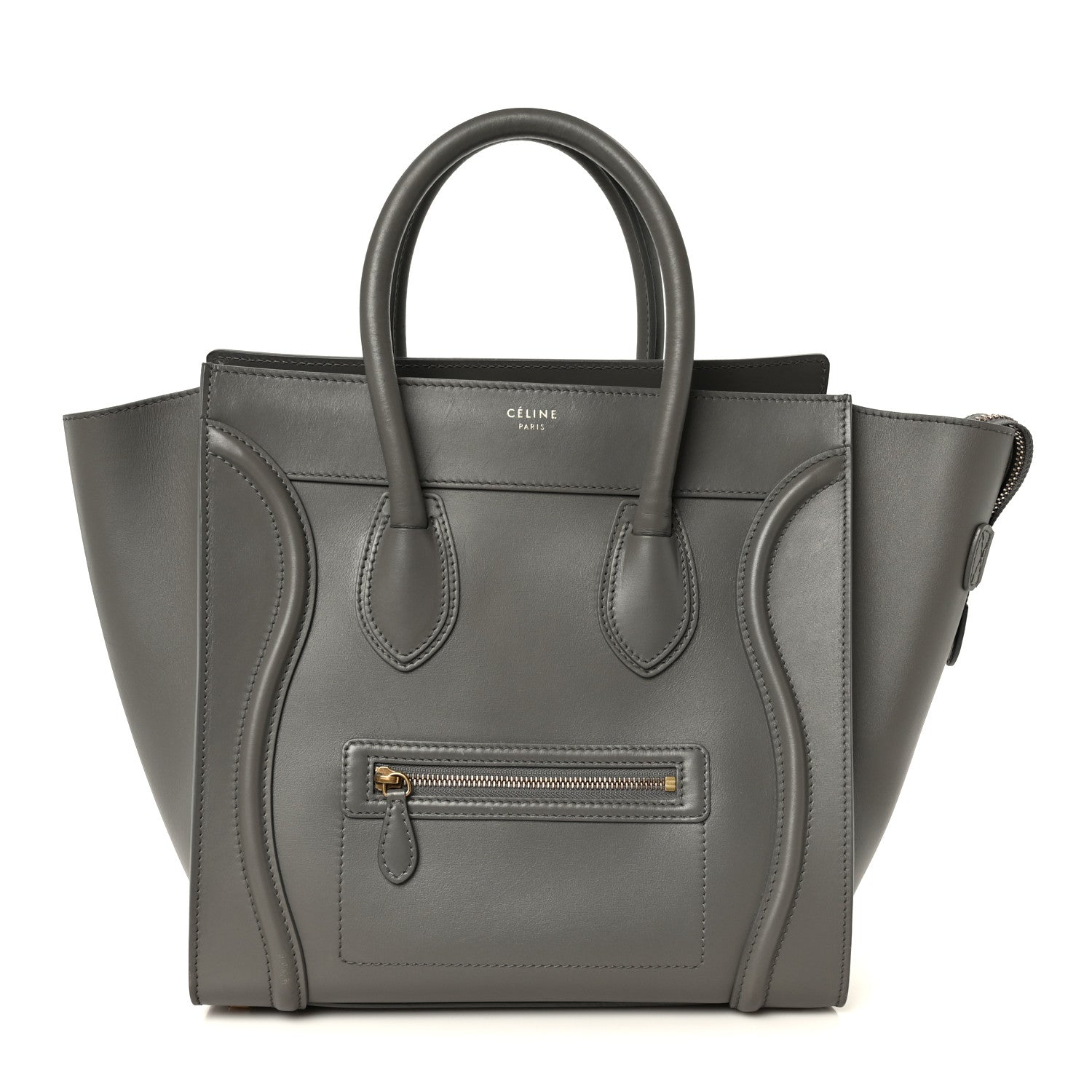 Celine Smooth Calfskin Mini Luggage Grey 1 of 11