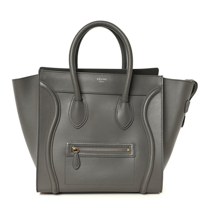 Celine Smooth Calfskin Mini Luggage Grey 1 of 11