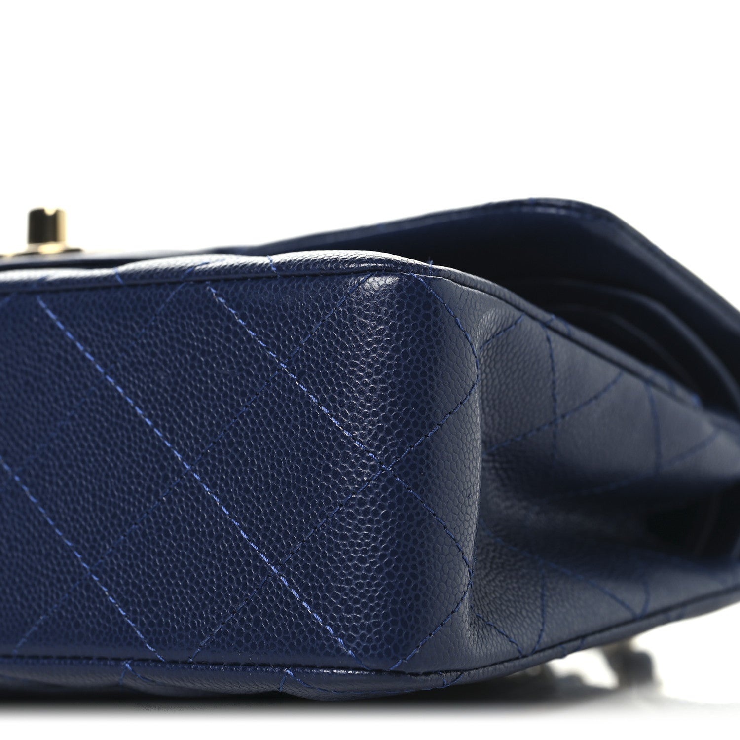 Chanel Caviar Quilted Small Double Flap Navy 10 of 10