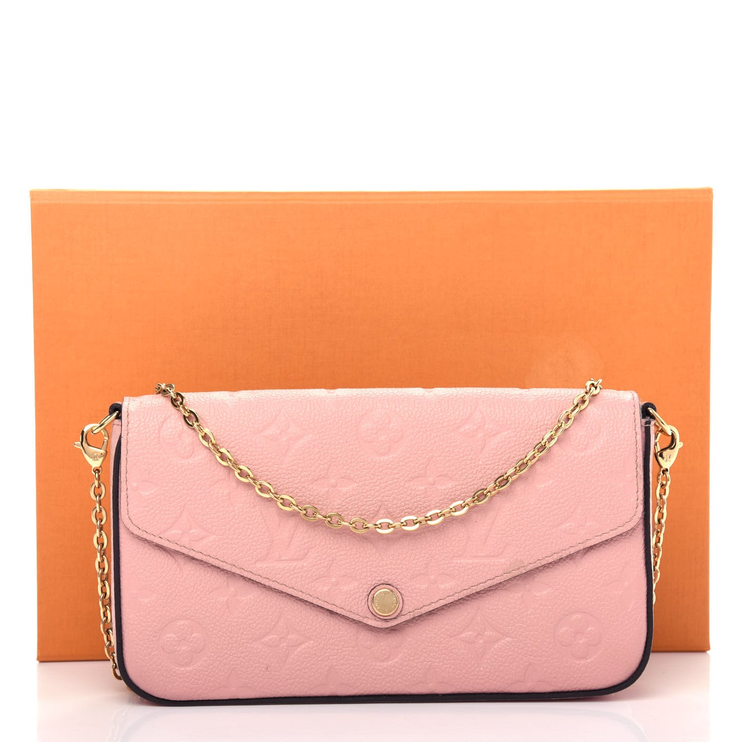 Empreinte Pochette Felicie Chain Wallet Rose Poudre