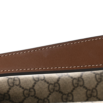 Gucci GG Supreme Monogram Large Linea A Hobo Light Brown 8 of 10