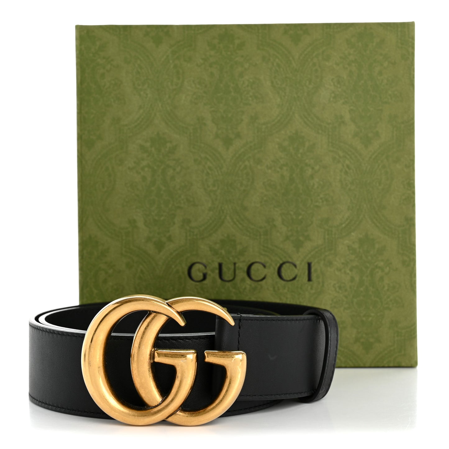 Calfskin Double G 40mm Belt 80 32 Black