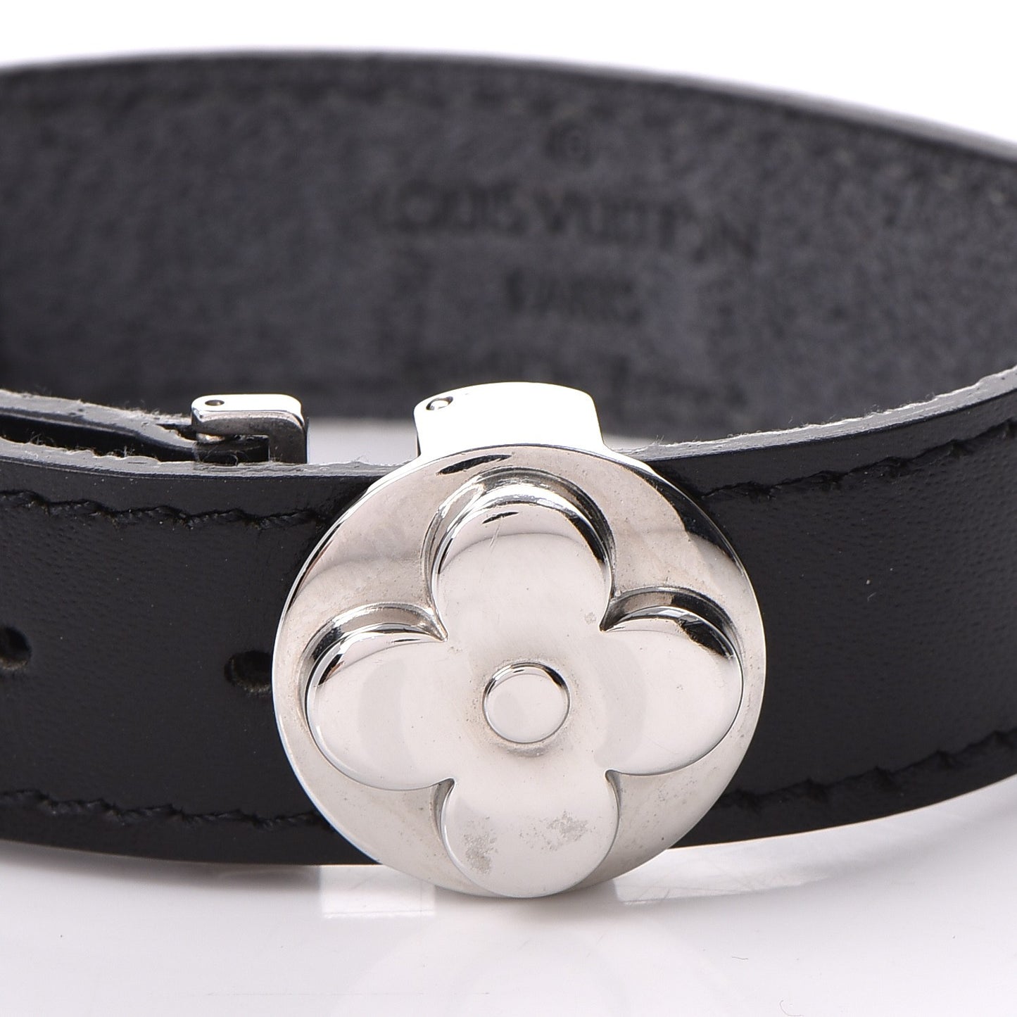 Mat Monogram Wish Bracelet Black