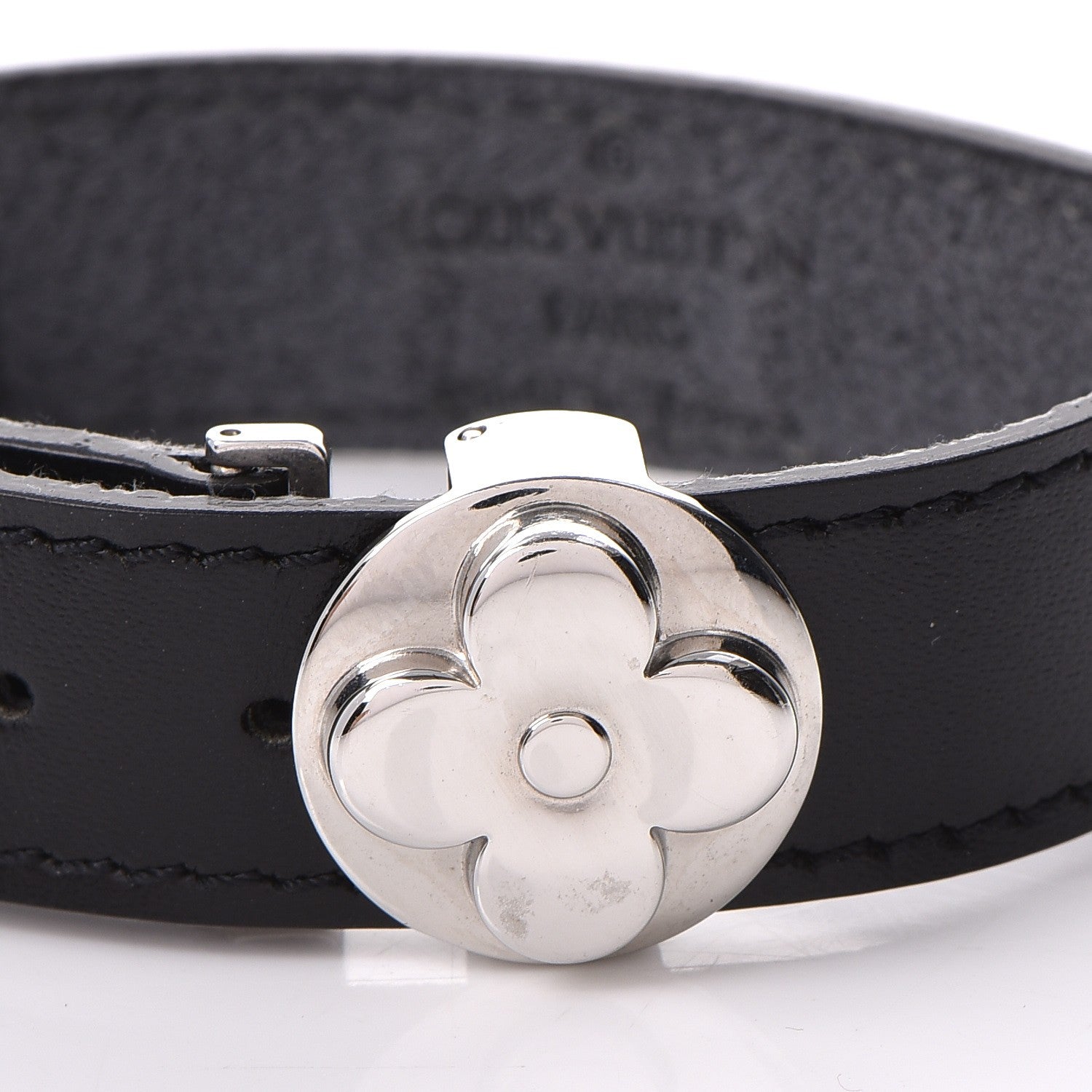 Louis Vuitton Mat Monogram Wish Bracelet Black 4 of 7