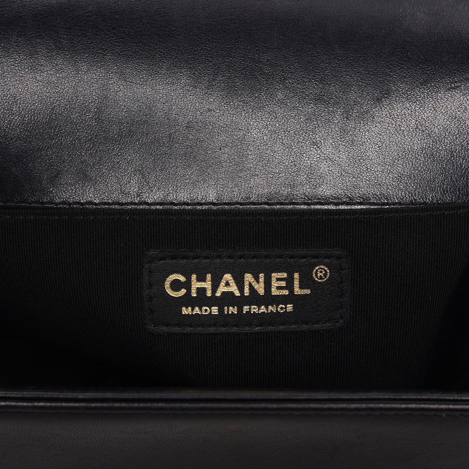 Chanel Lambskin Quilted Medium Boy Flap Pearly Black 6 of 14