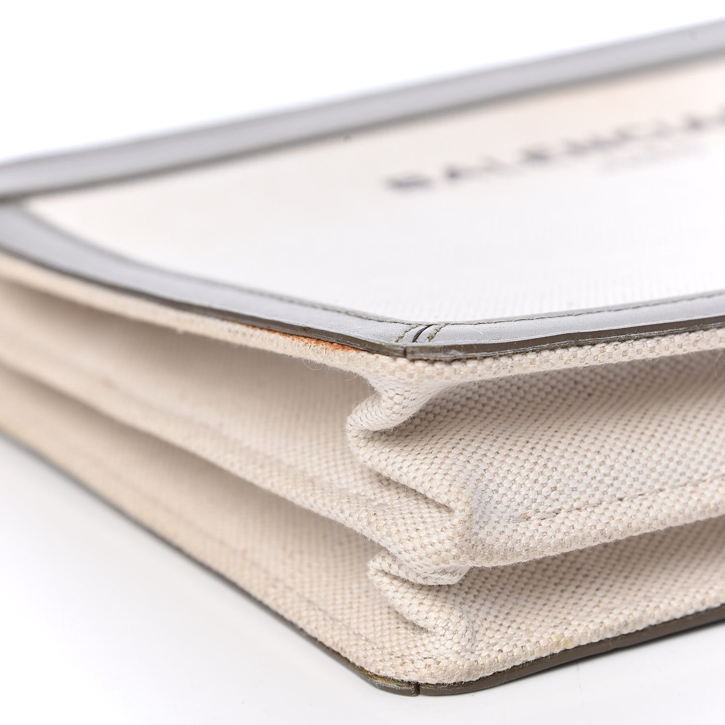 Cotton Canvas Pochette Crossbody Bag Vert Militaire